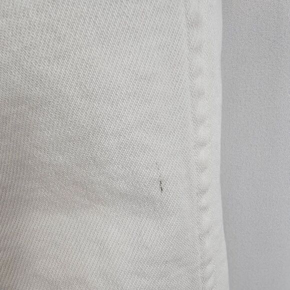 3X1 N.Y.C Denim High Rise Straight Leg Jeans in White - Size 28 - Picture 11 of 14